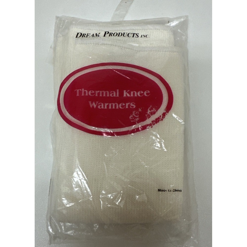 Vintage Knit Thermal Knee Warmers OS Adult
